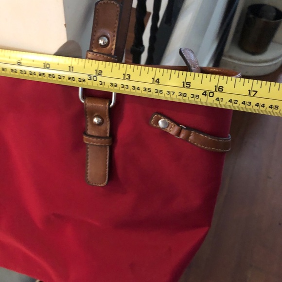 New Super cuteTote Computer Bag, Handbag, Red waterproof fabric with Handles zip - Picture 9 of 13